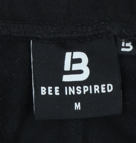 Bee Inspired Men's Black Slim Fit Jogger Trousers Size M - Image 4