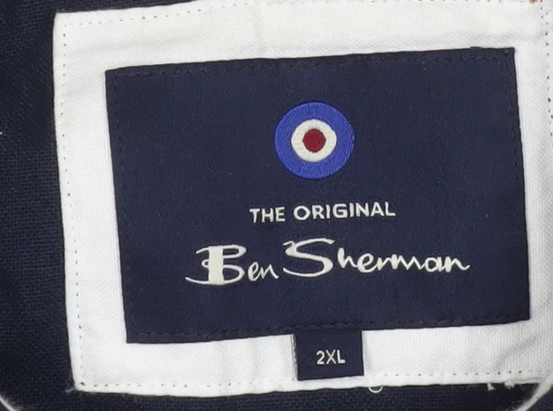 Ben Sherman Men's Blue 2XL Cotton Basic Jacket Casual Style - Image 5