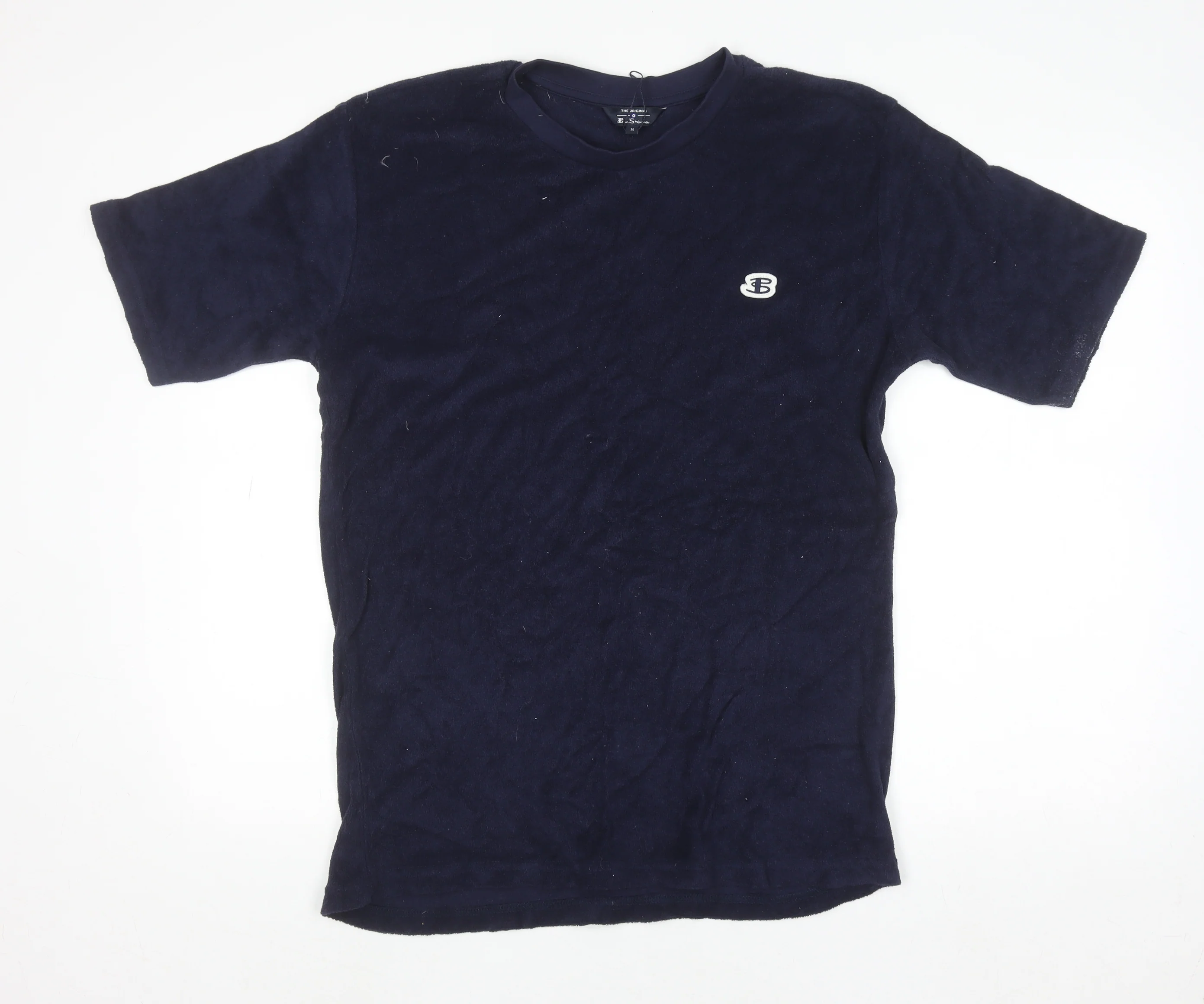 Ben Sherman Men's Navy Cotton Crew Neck T-Shirt Size M