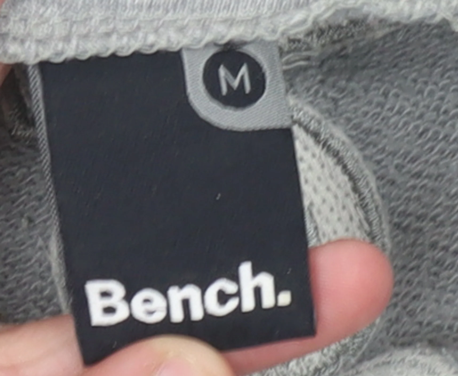 Bench Men’s Grey Full Zip Sweatshirt Jacket Size M - Image 4