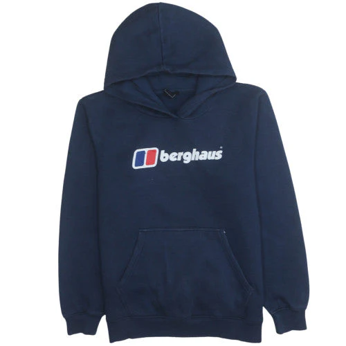 Berghaus Boys Navy Pullover Hoodie 13 Years Cotton Blend Fleece