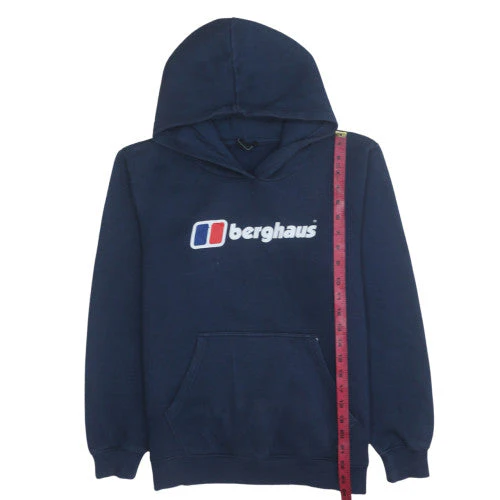 Berghaus Boys Navy Pullover Hoodie 13 Years Cotton Blend Fleece - Image 2