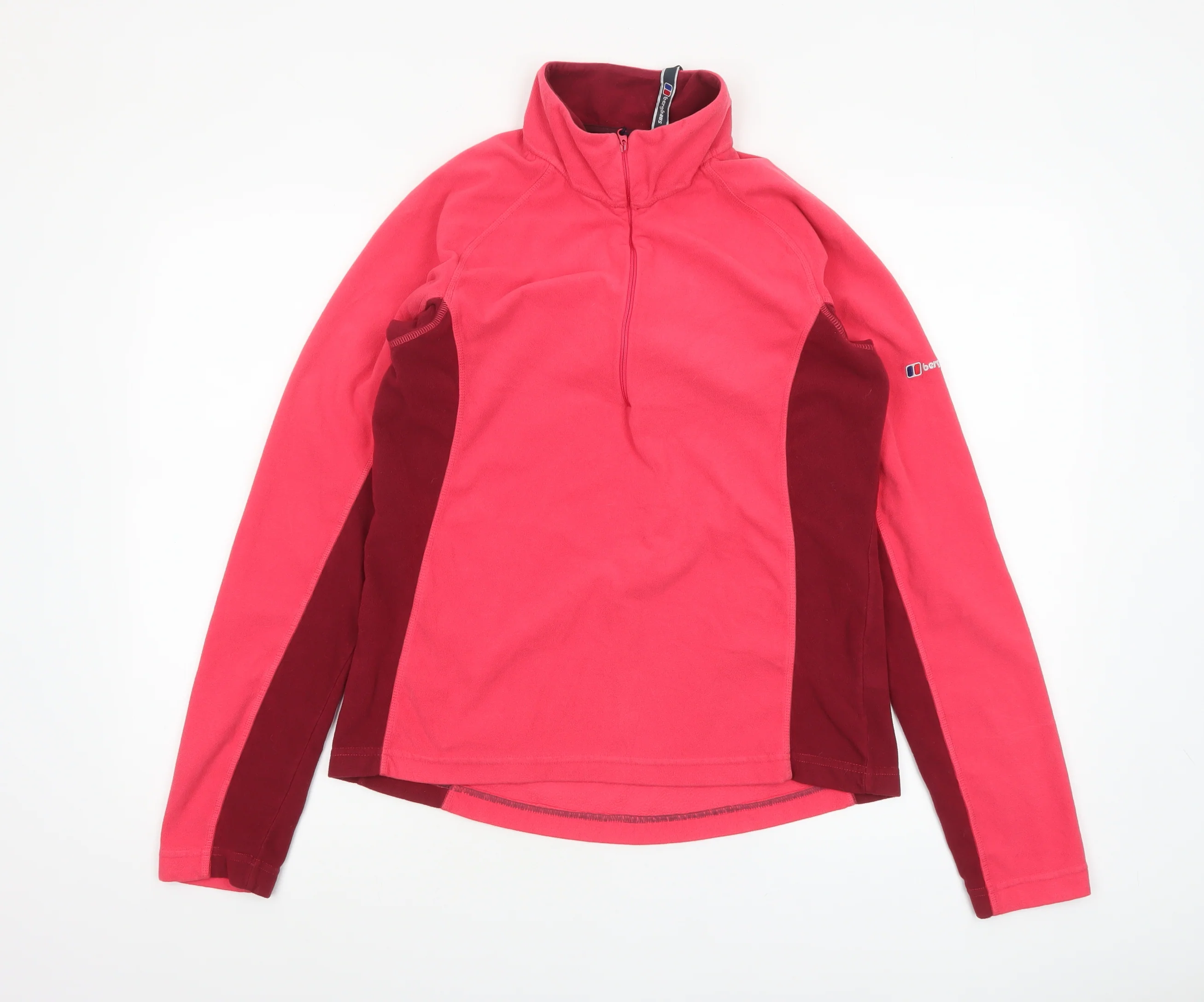 Berghaus Women's Pink 1/2 Zip Fleece Pullover Size 14