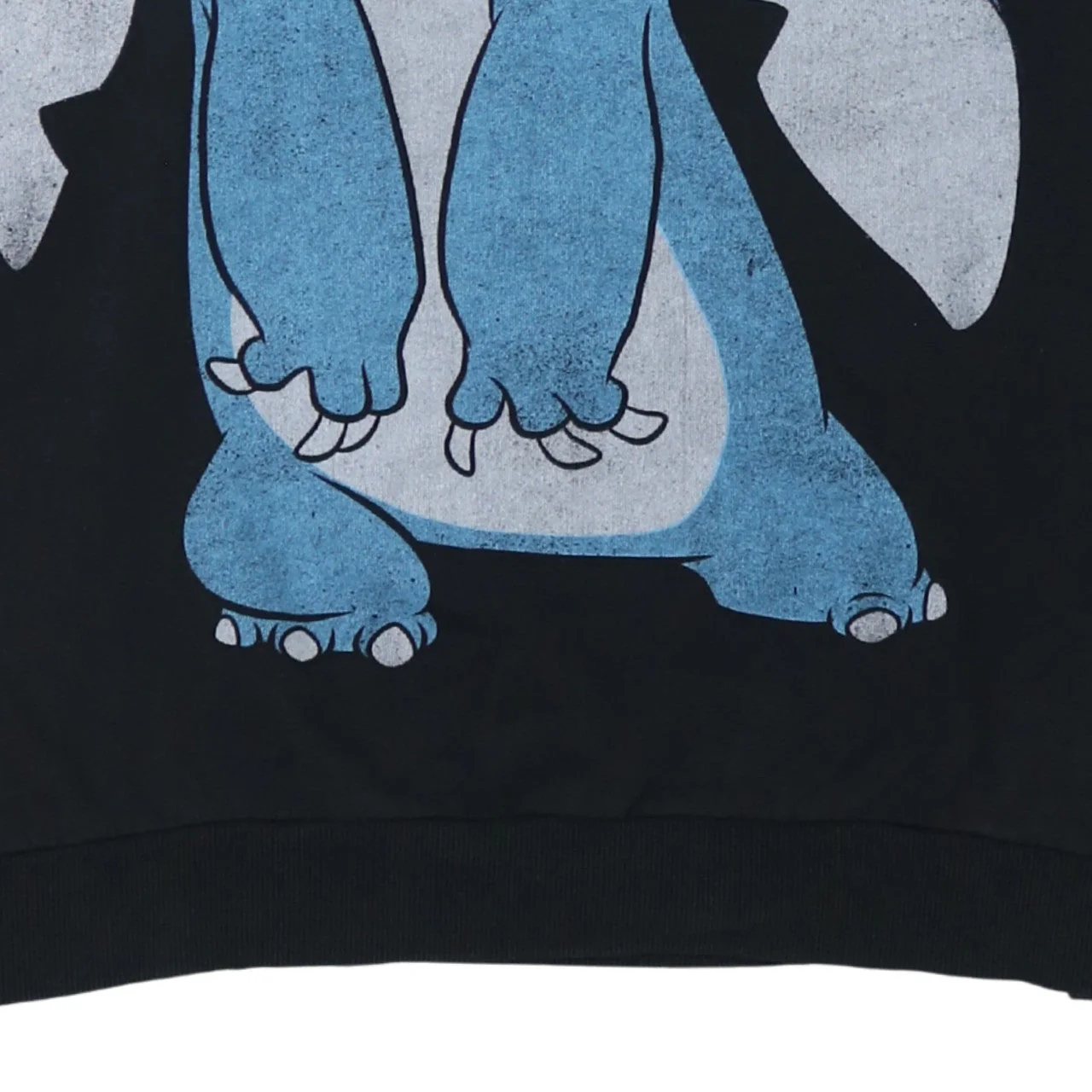 Bershka Disney Stitch Black Unisex L Pullover Sweatshirt - Image 8