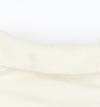 Bershka Women’s Black White Striped V-Neck Knit Jumper Size 12 - Image 7