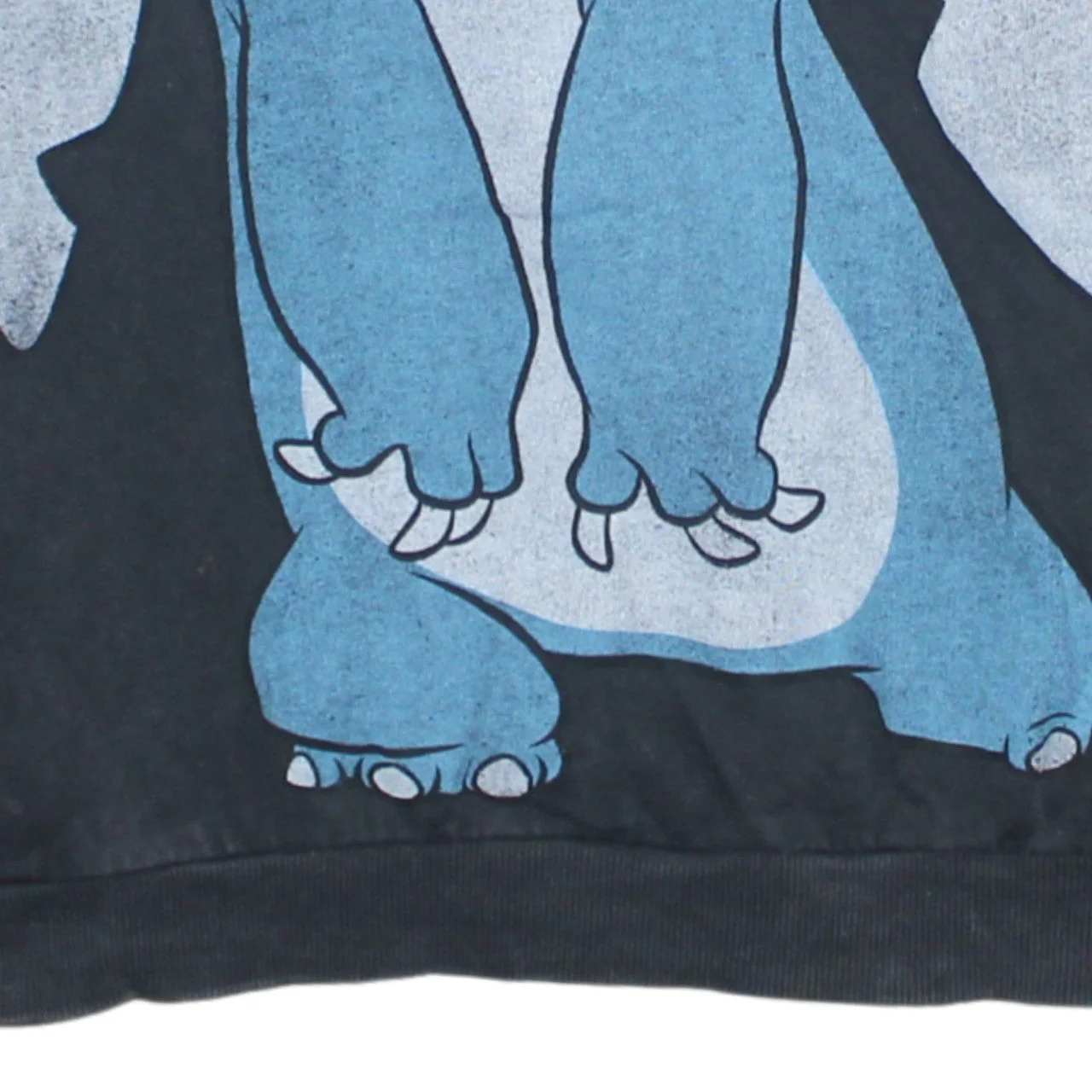 Bershka Womens Black Stitch Disney Graphic Pullover Sweatshirt Size S - Image 7