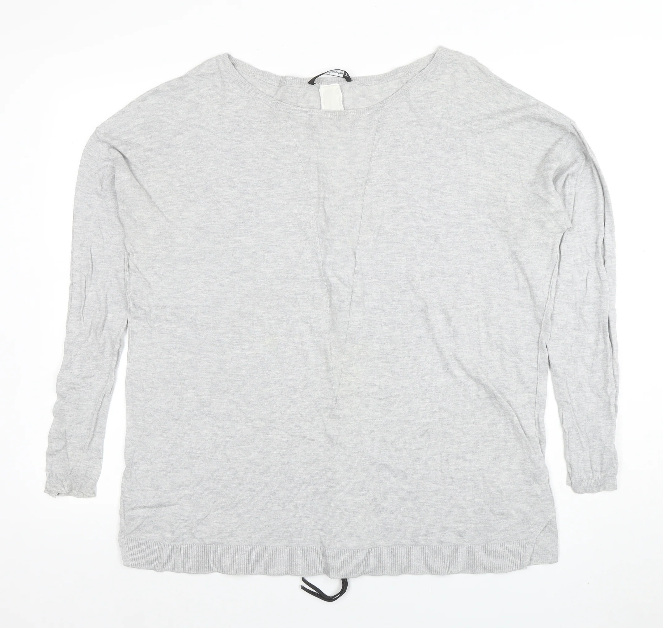 Betty Barclay Women's Grey Zip Knit Cardigan Size L