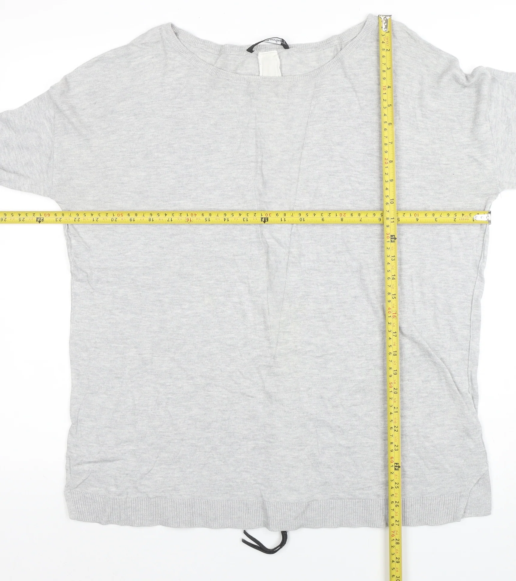 Betty Barclay Women's Grey Zip Knit Cardigan Size L - Image 2