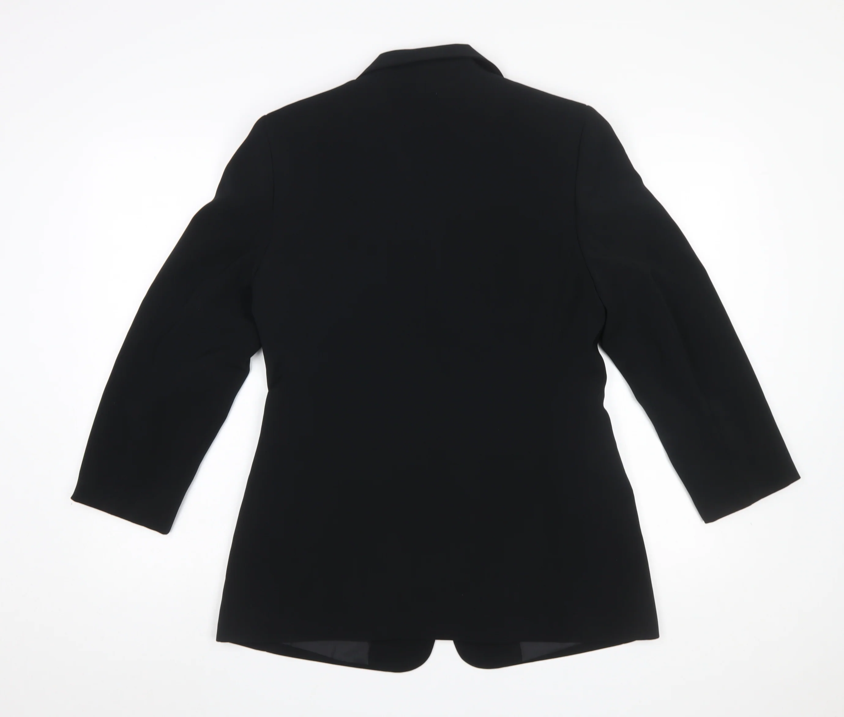 BHS Women Black Size 12 Classic Single-Breasted Suit Jacket - Image 3