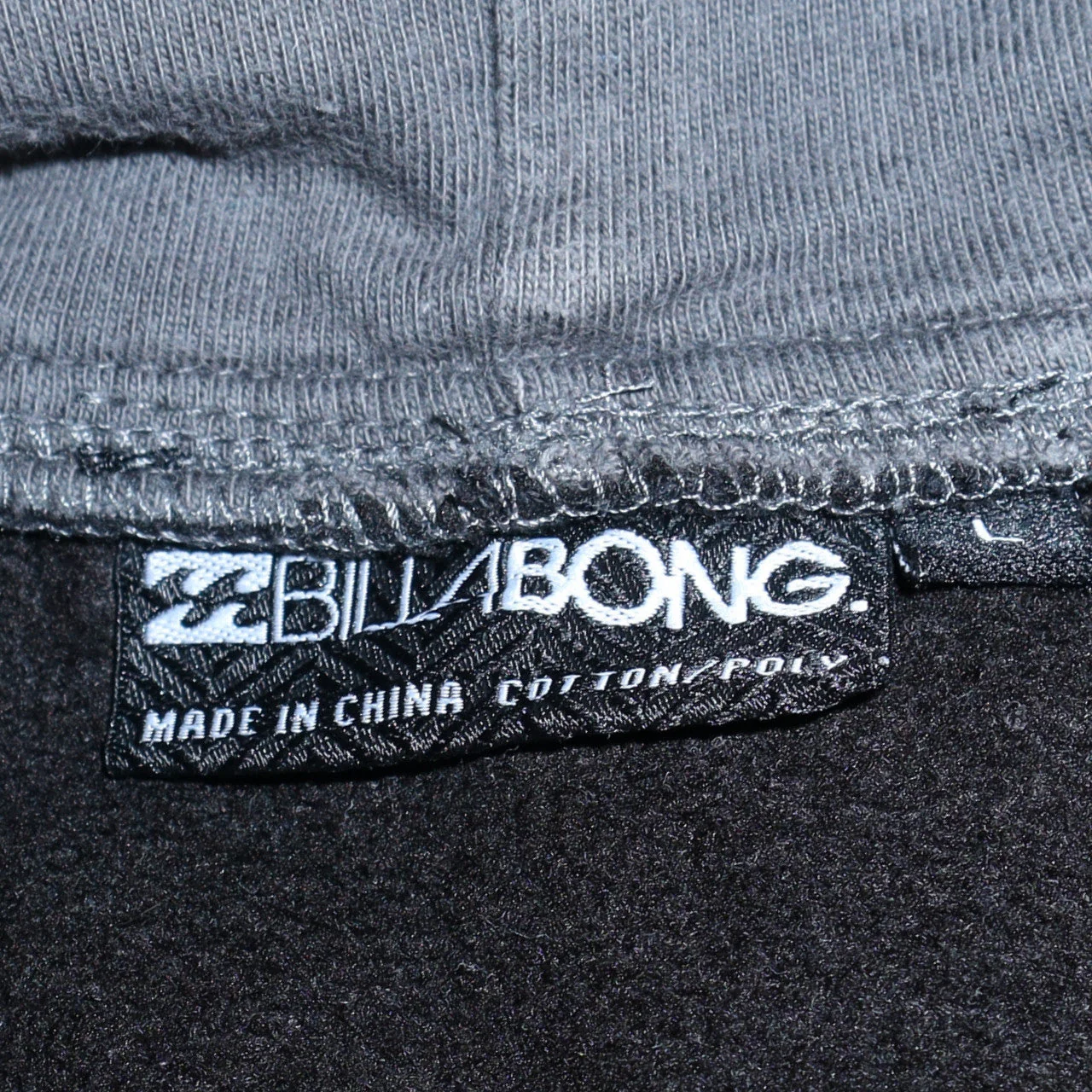 Billabong Men's Black Pullover Hoodie M Surf Graphic Fleece - Image 5