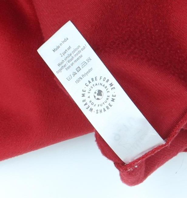 Billie Faiers Girls Red Velvet Belted Fit & Flare Dress 9-10 Years - Image 5