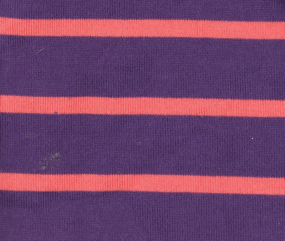Boden Women’s Purple Striped Cotton Shift Dress Size 12P - Image 6