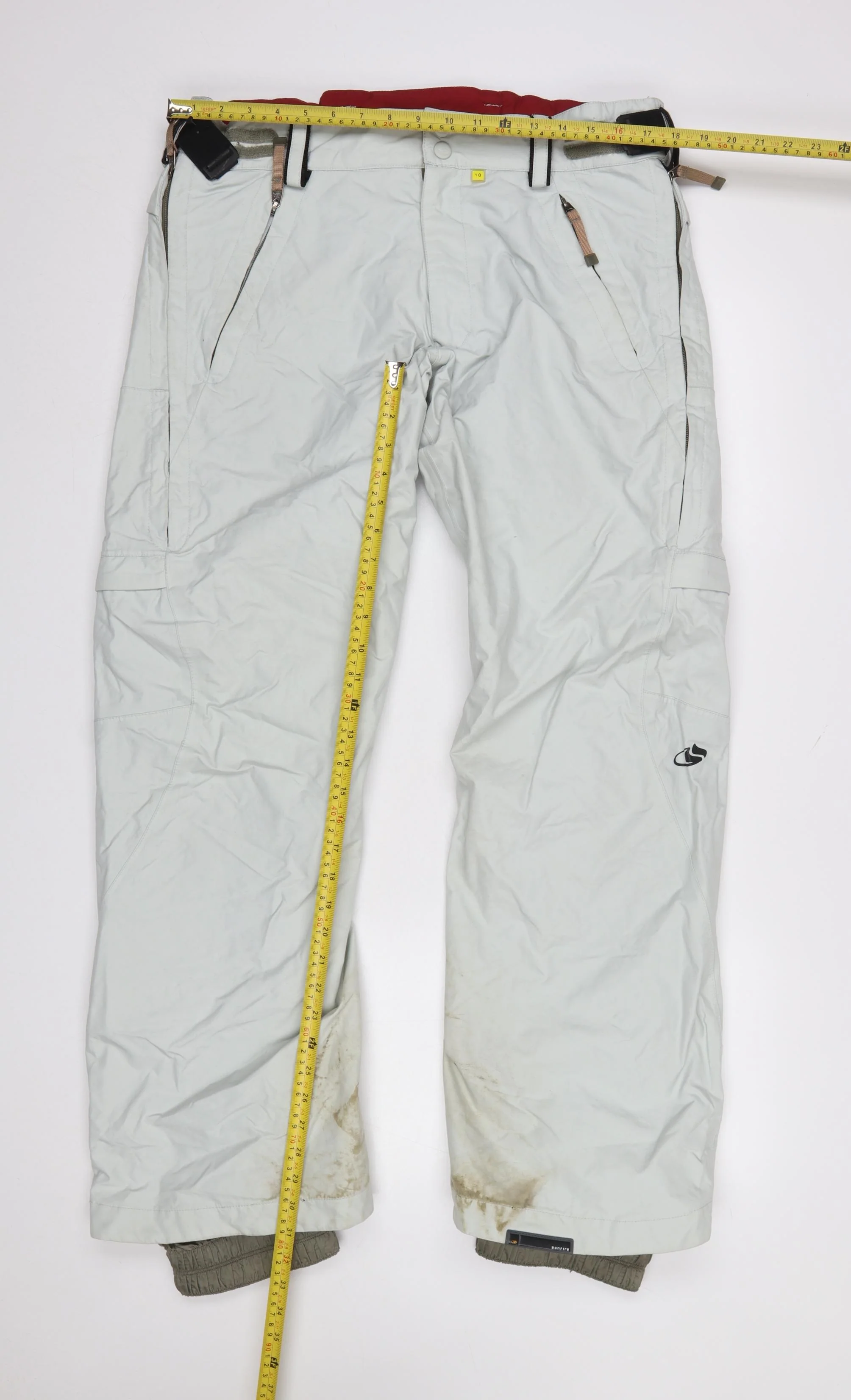 Bonfire Men's Grey Snow Pants Trousers Waterproof L Winter - Image 2
