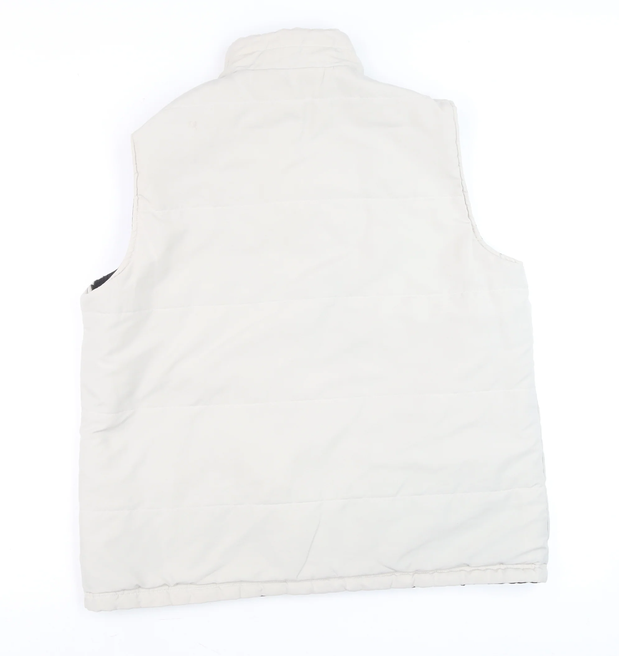 Bonmarché Mens Brown Reversible Quilted Waistcoat Size S - Image 5