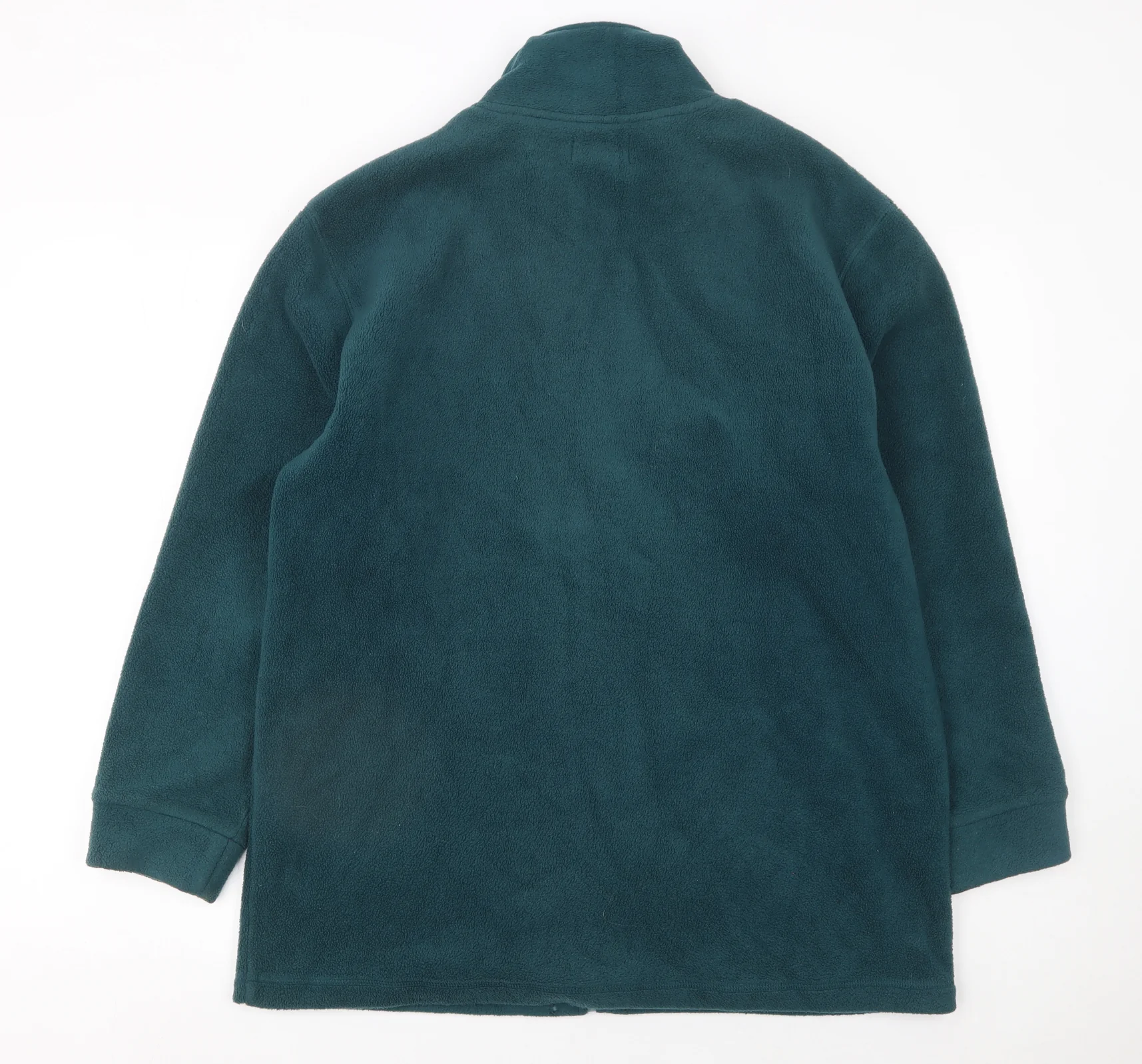 Bonmarché Women's Green Fleece Full Zip Jacket Size M - Image 3