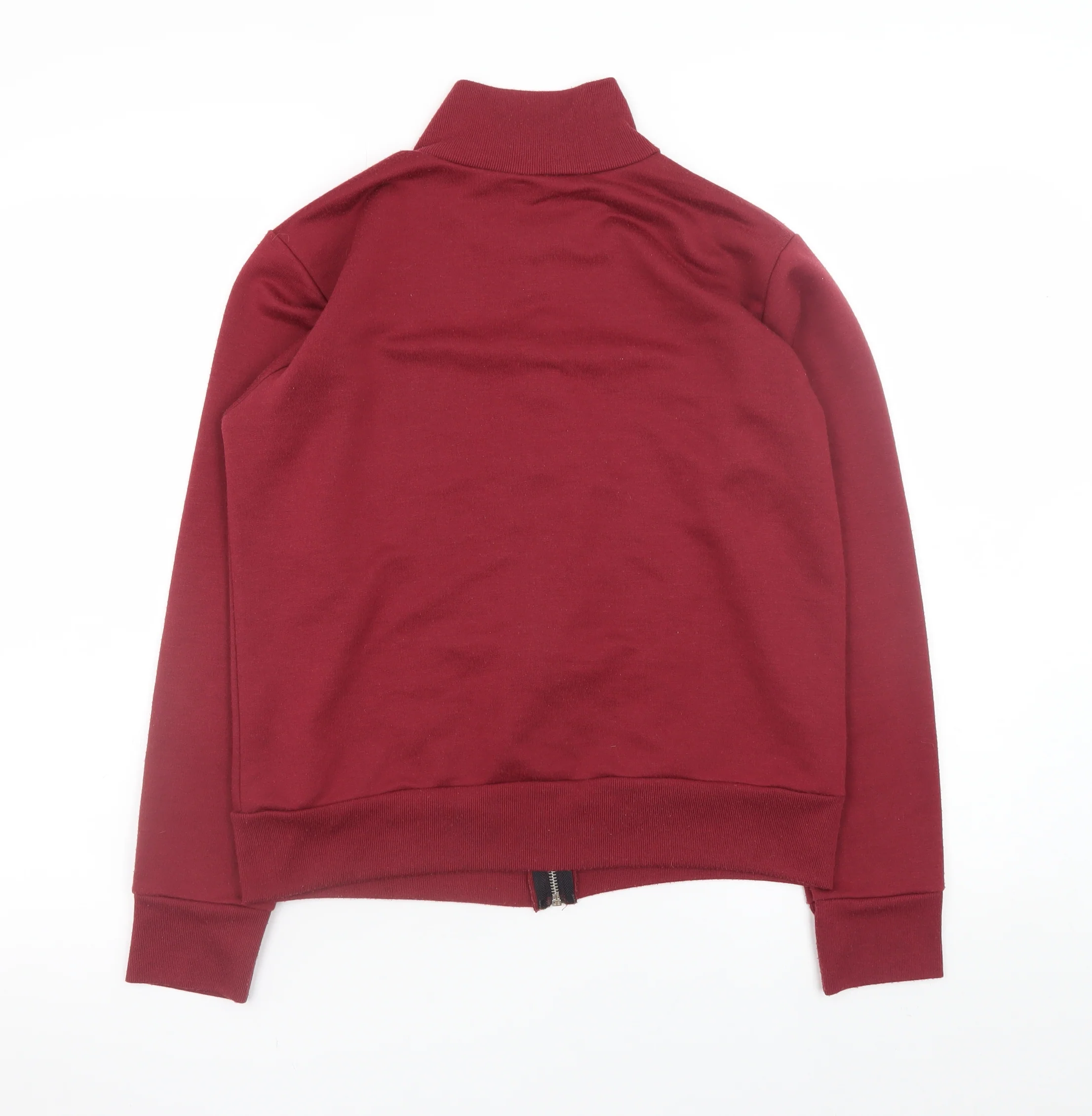 Boohoo Women’s Red Full Zip Basic Jacket Size M - Image 3