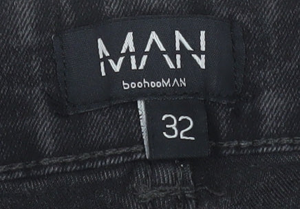 boohooMAN Men’s Black Slim Skinny Jeans Size 32 Dark Wash Denim - Image 5