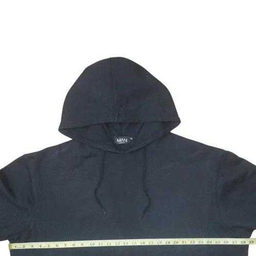boohooMAN Men's Black XL Pullover Hoodie with Dragon Graphic Print - Image 3