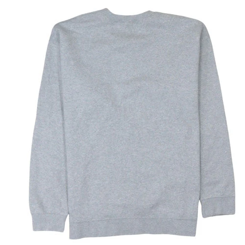 boohooMAN Men's Grey Graphic Skull Eagle Crew Neck Sweatshirt Size S - Image 4