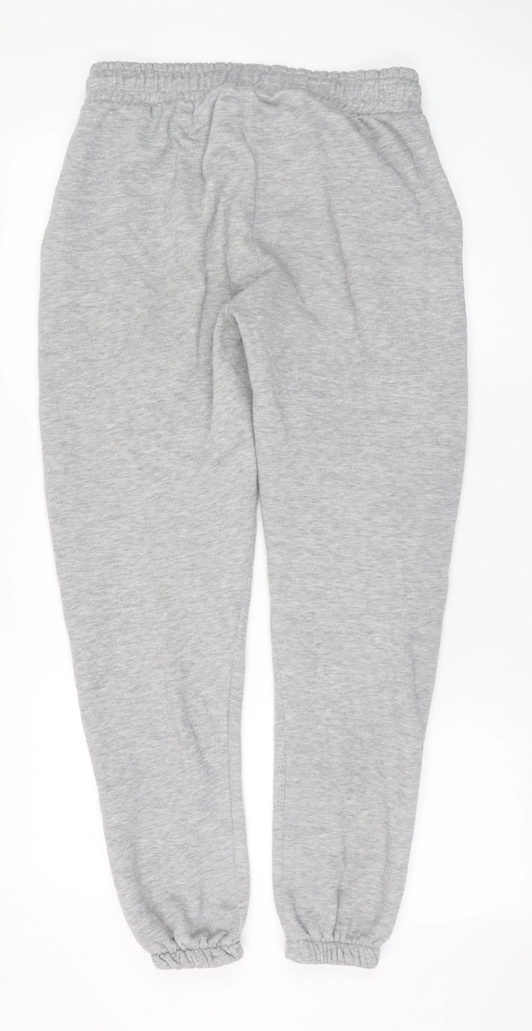 boohooMAN Men's Grey M College Logo Jogger Sweatpants - Image 3