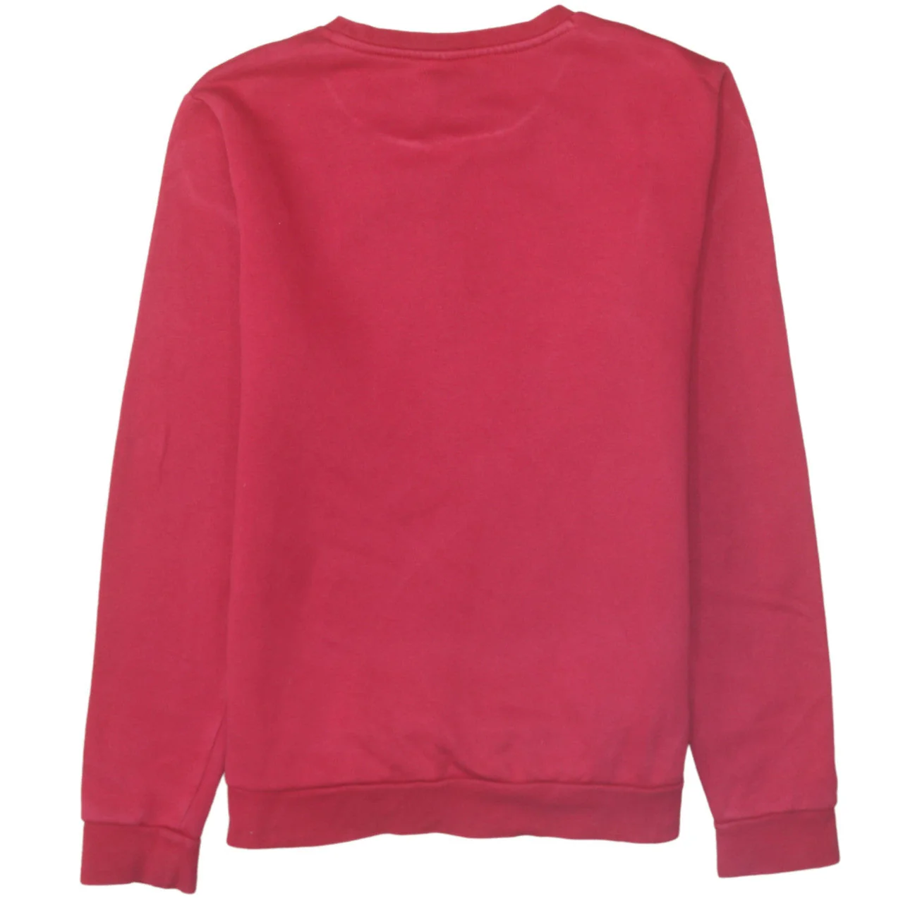 BOSS Boys Red Crew Neck Pullover Sweatshirt 16 Years Cotton Blend - Image 4