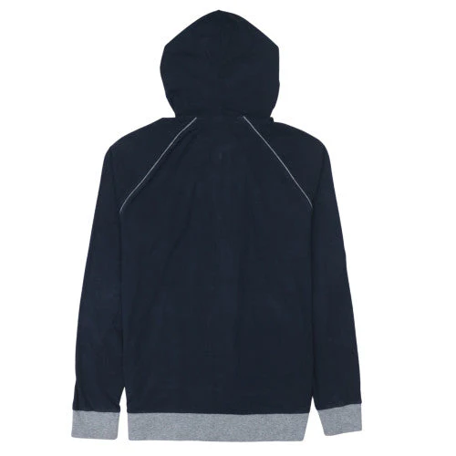 BOSS Men's Blue Full Zip Hoodie Size S Regular Fit - Image 4