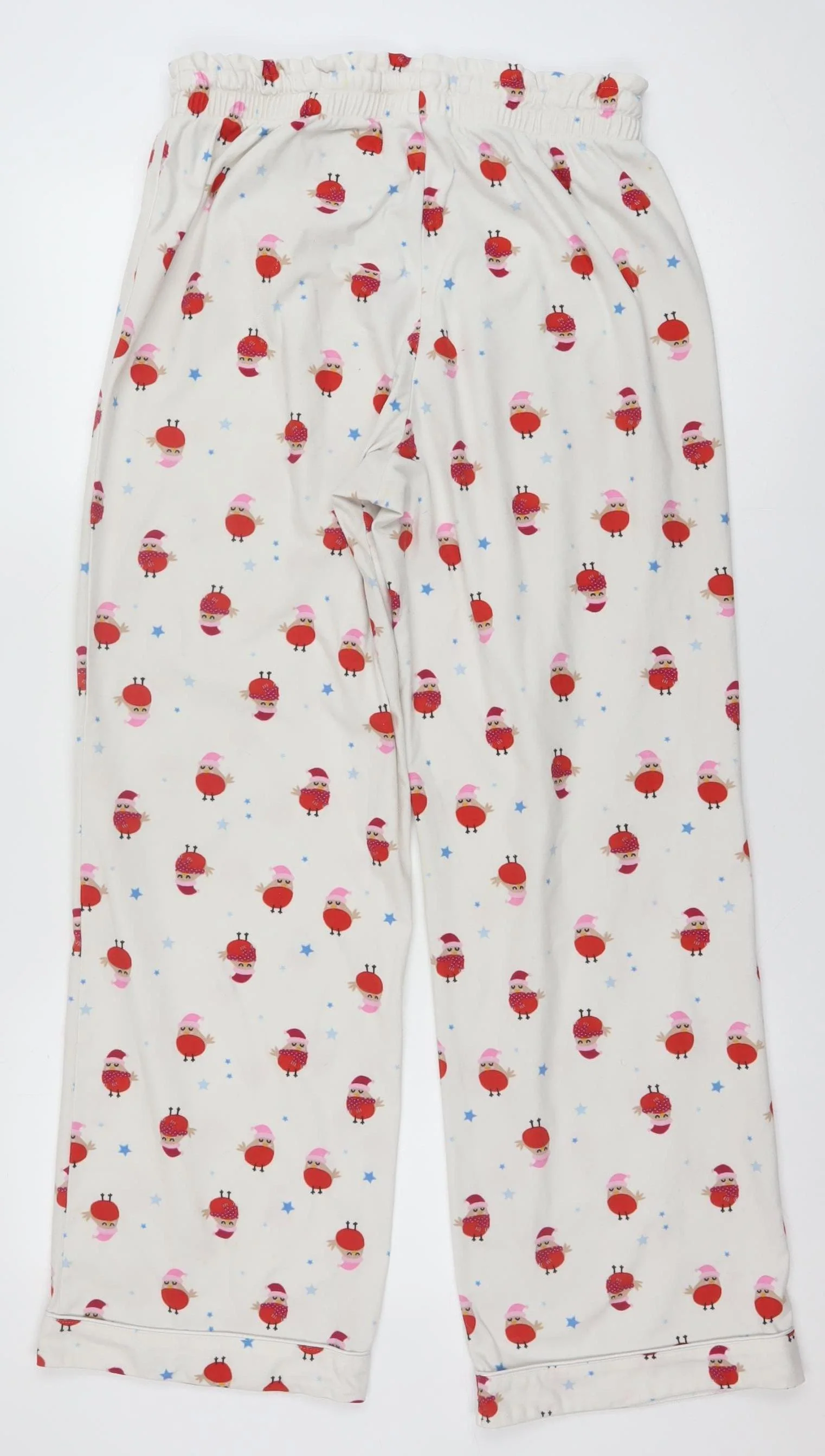 Boux Avenue Women’s White Christmas Robin Print Pyjama Pants UK 10 - Image 3