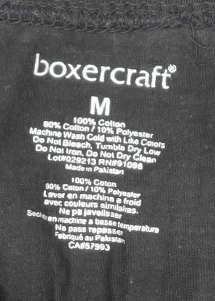 Boxercraft Men's Black Grey South Brunswick Long Sleeve Top Size M - Image 4