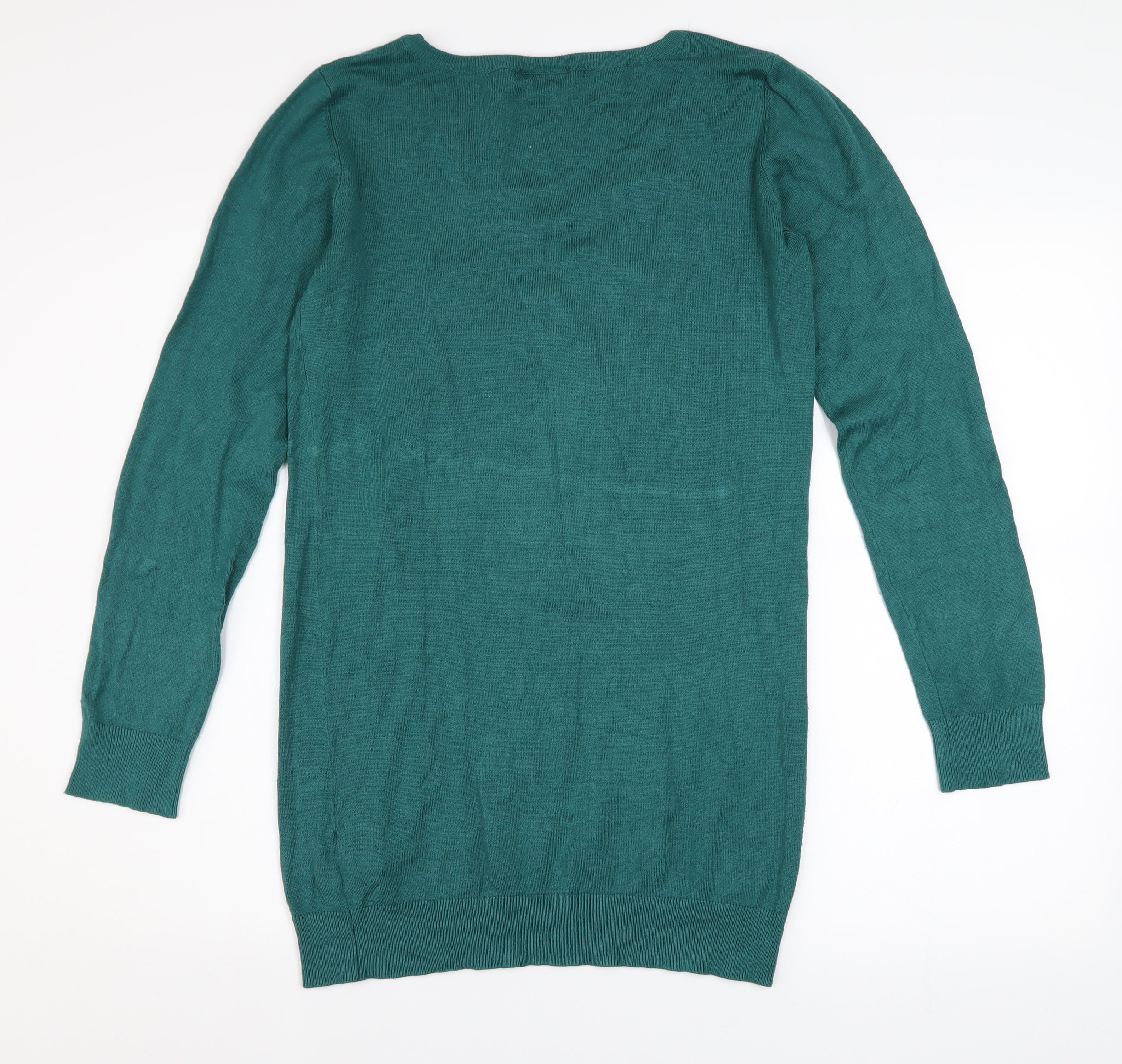 bpc bonprix collection Women Green 10-12 Sequin Star Long Sleeve Sweater Dress - Image 3