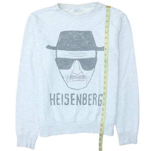 Breaking Bad Women's Grey Heisenberg Graphic Crew Neck Sweatshirt M - Image 3