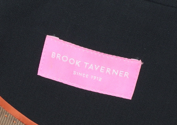 Brook Taverner Women’s Black Wool Blend Classic Blazer UK 8 - Image 4