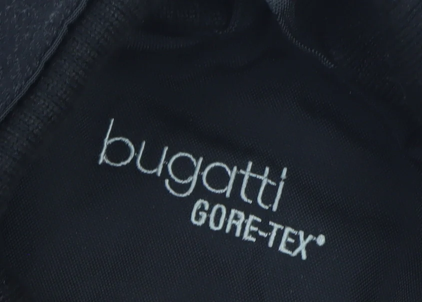 Bugatti Men's Black Wool Cashmere Overcoat 40R Waterproof Classic - Image 4