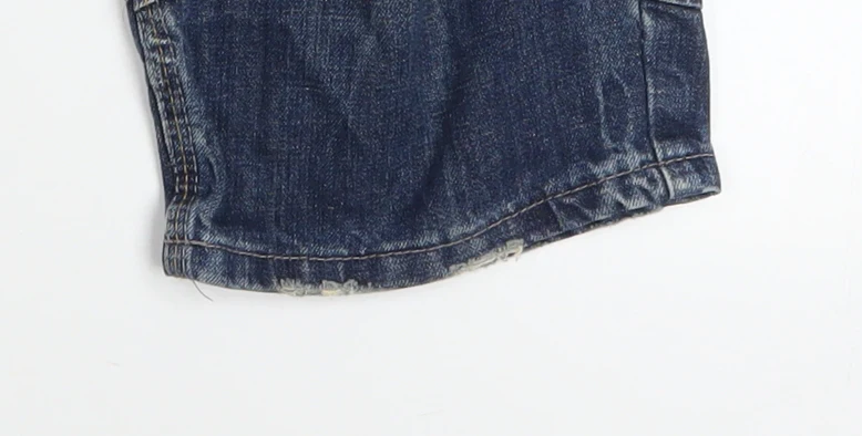 Burton London Men's Blue Denim Cargo Shorts Size 32 Regular Fit - Image 7