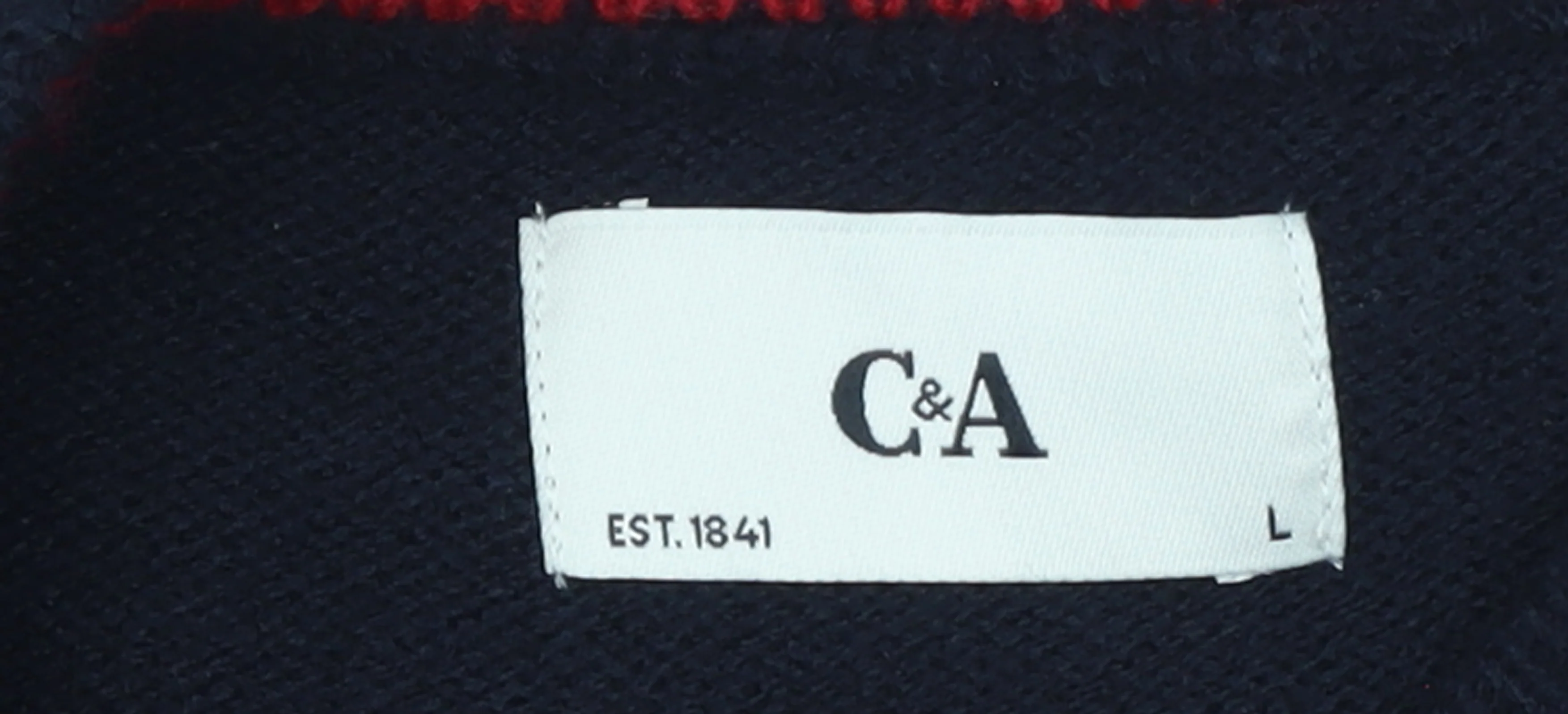 C&A Men's Black Christmas Santa Pullover Jumper L - Image 4