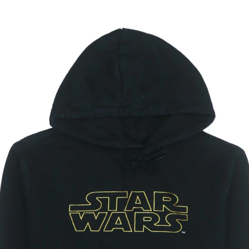 C&A Star Wars Black Pullover Hoodie Womens Small Casual Cotton Blend - Image 8