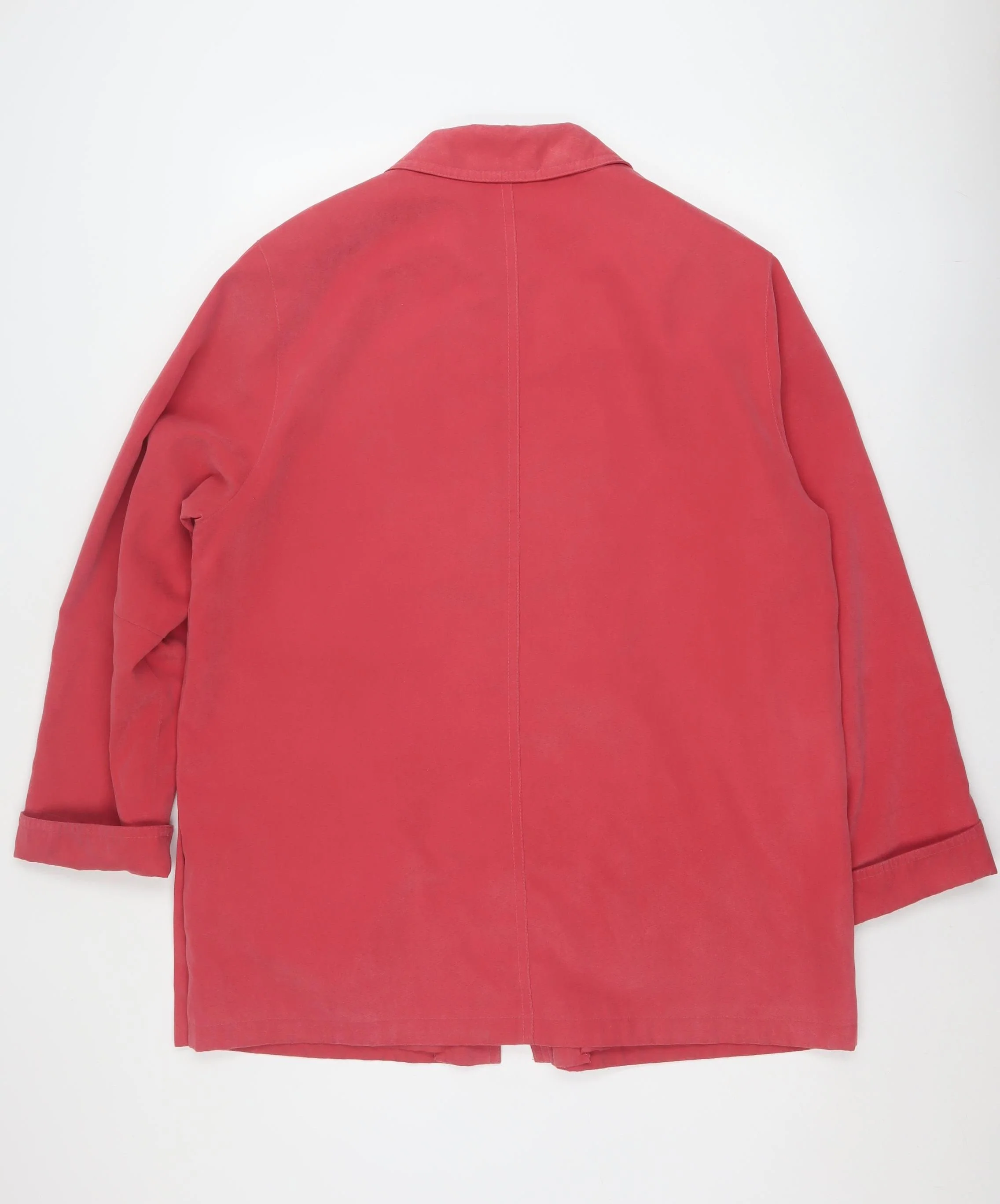 C.F.E. Classic Club Women's Red Button-Up Short Jacket Size 14 Polyester - Image 3