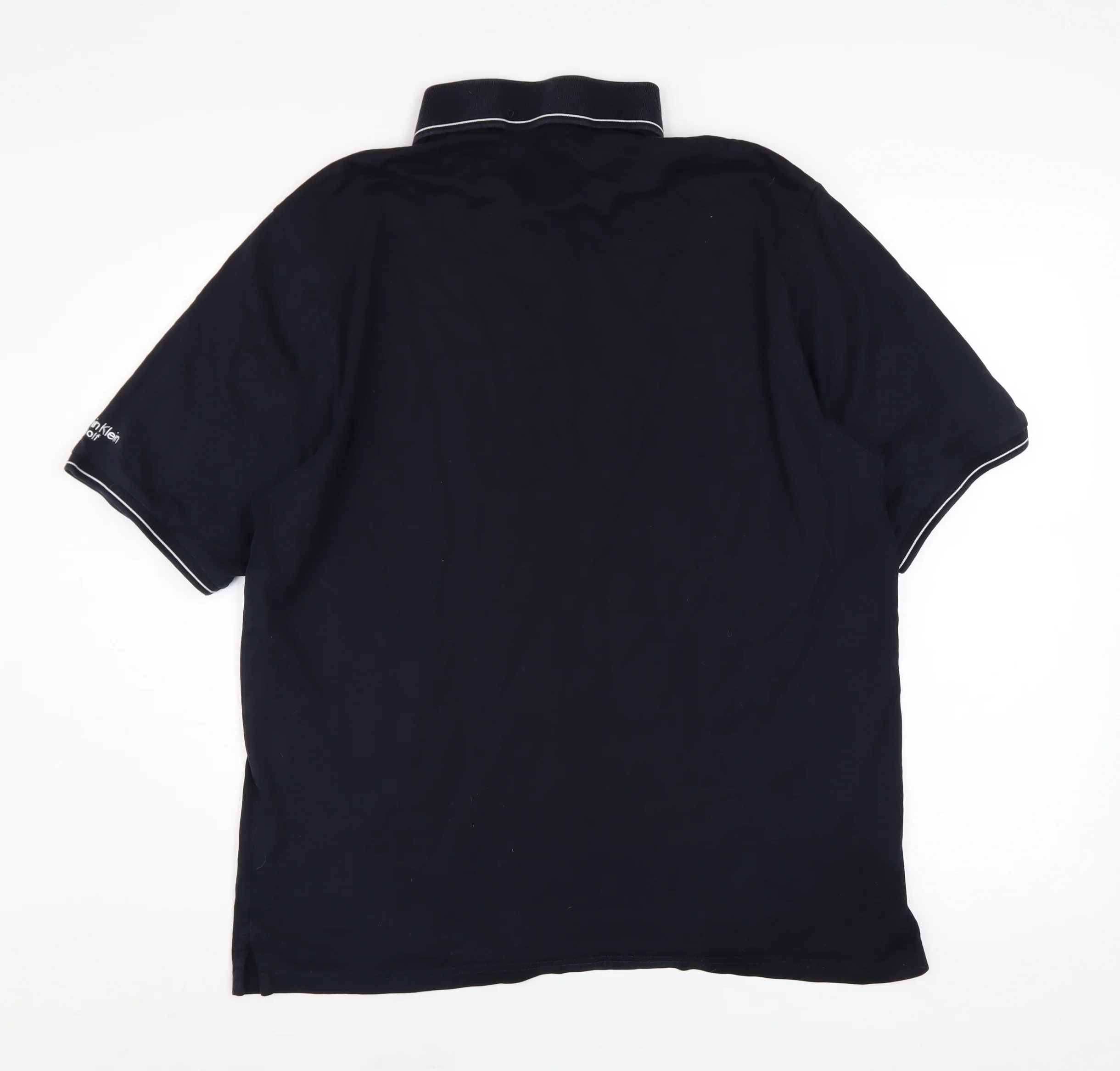 Calvin Klein Golf Men's Black XL Polo Shirt Short Sleeve Cotton - Image 3
