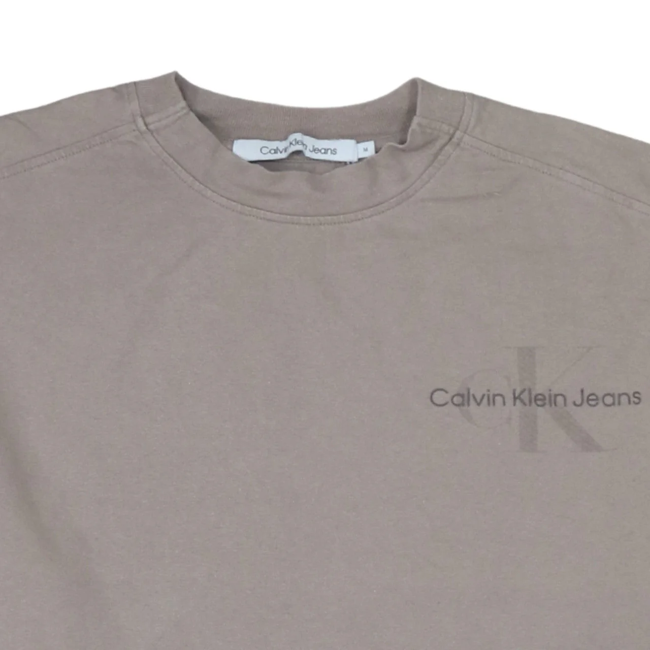Calvin Klein Jeans Men's Beige M Crew Neck Pullover Sweatshirt - Image 8