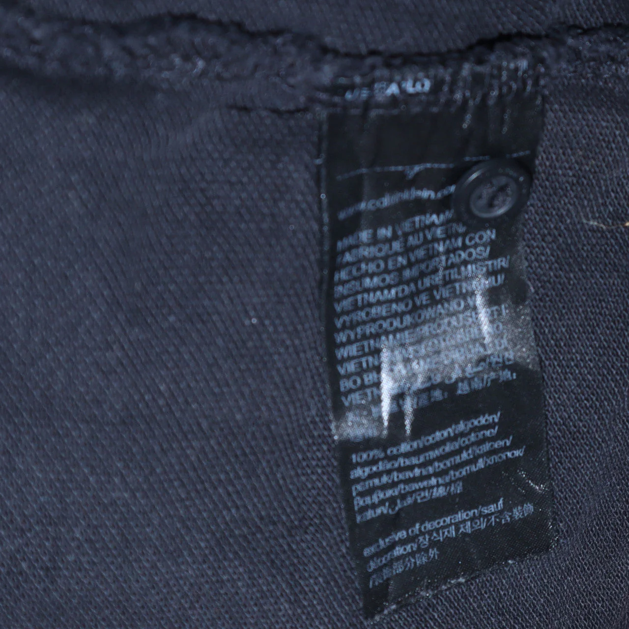 Calvin Klein Jeans Men's Black Colourblock Cotton Polo M - Image 5