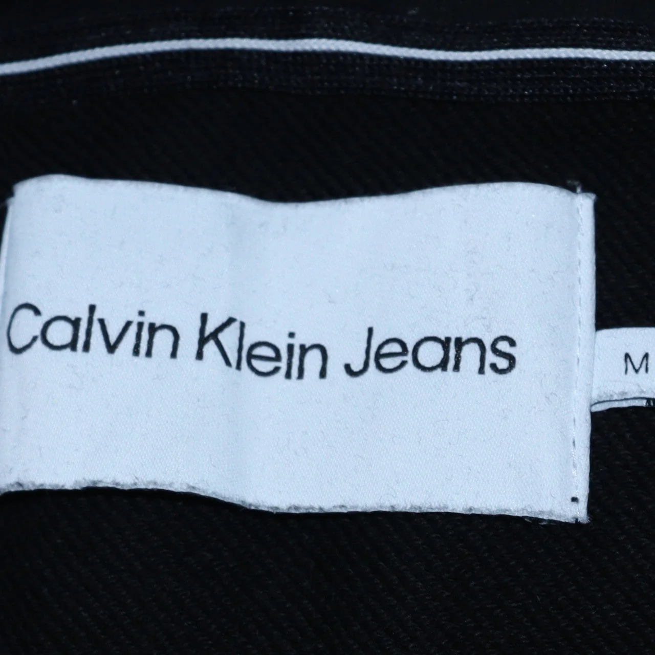 Calvin Klein Jeans Men's Black Pullover Hoodie Size M - Image 6