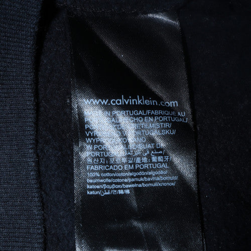 Calvin Klein Jeans Men's Black XS Cotton Logo Pullover Sweatshirt - Image 6
