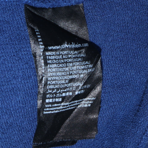 Calvin Klein Jeans Men's Blue Logo Crew Neck Sweatshirt XXL - Image 5