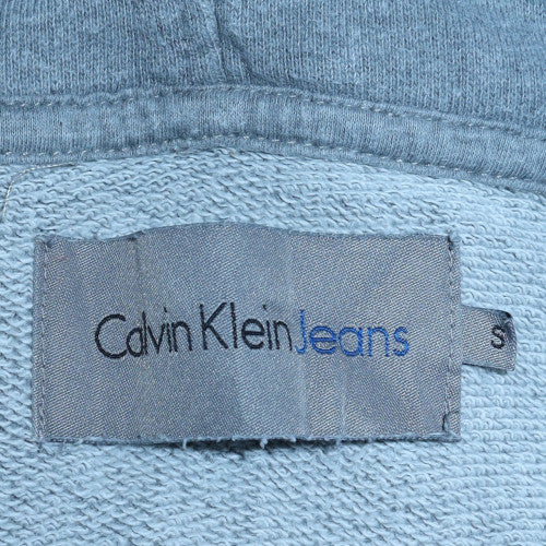 Calvin Klein Jeans Men's Blue Pullover Hoodie Size S Logo Graphic - Image 5