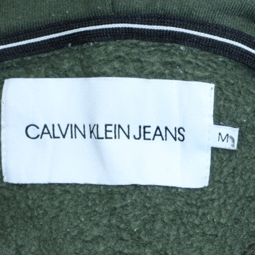 Calvin Klein Jeans Men's Green Pullover Hoodie Size M - Image 5