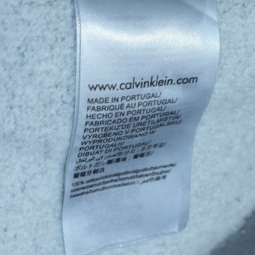 Calvin Klein Jeans Men's Grey L Pullover Sweatshirt Logo Regular Fit - Image 6
