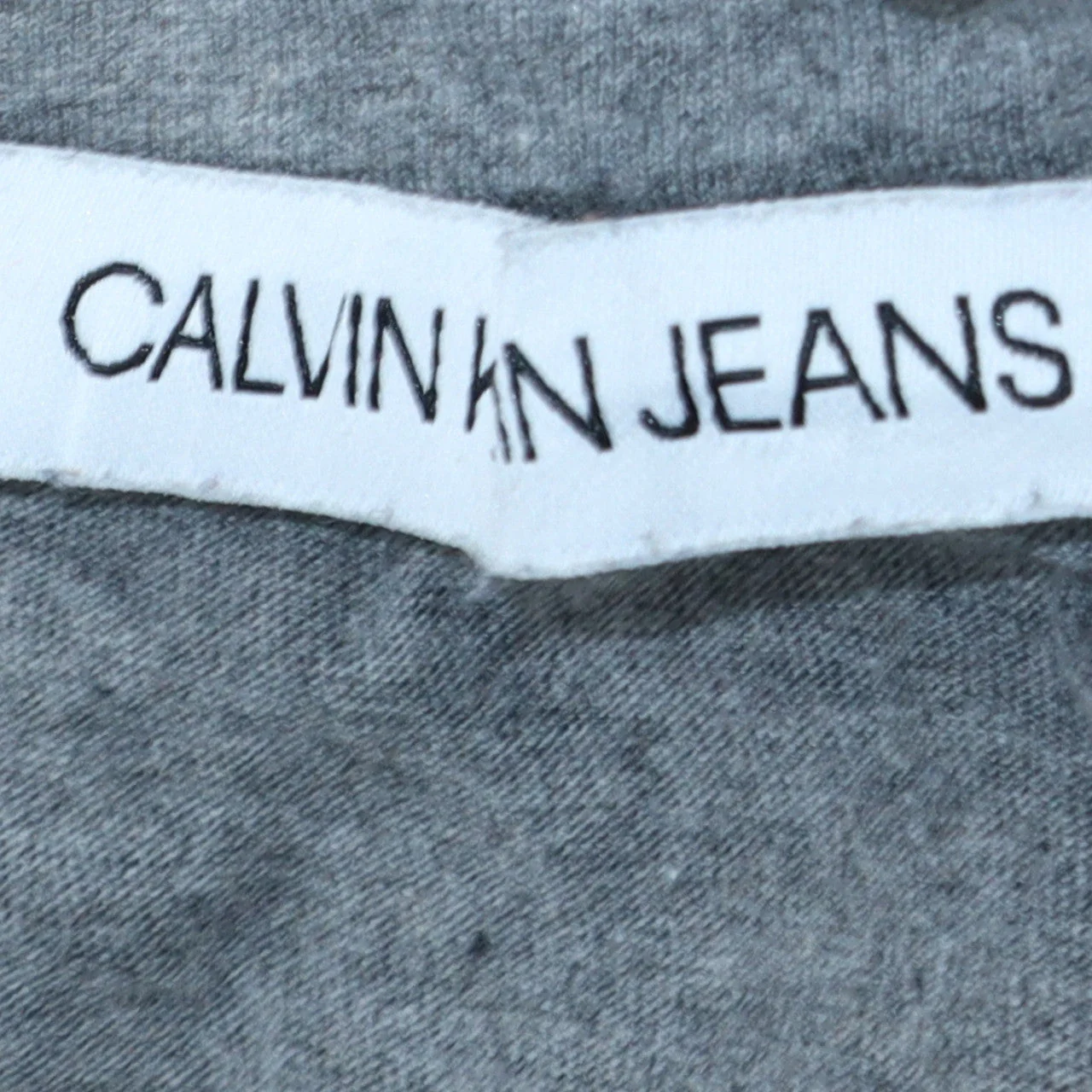 Calvin Klein Jeans Men's Grey Logo Crew Neck T-Shirt Size S - Image 5