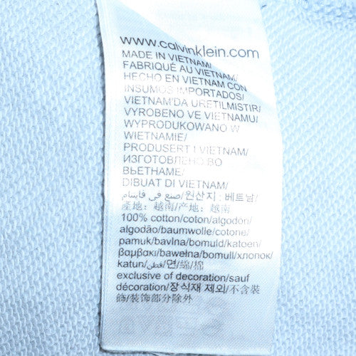 Calvin Klein Jeans Men's Grey Logo Sweatshirt L Pullover Crew Neck - Image 6