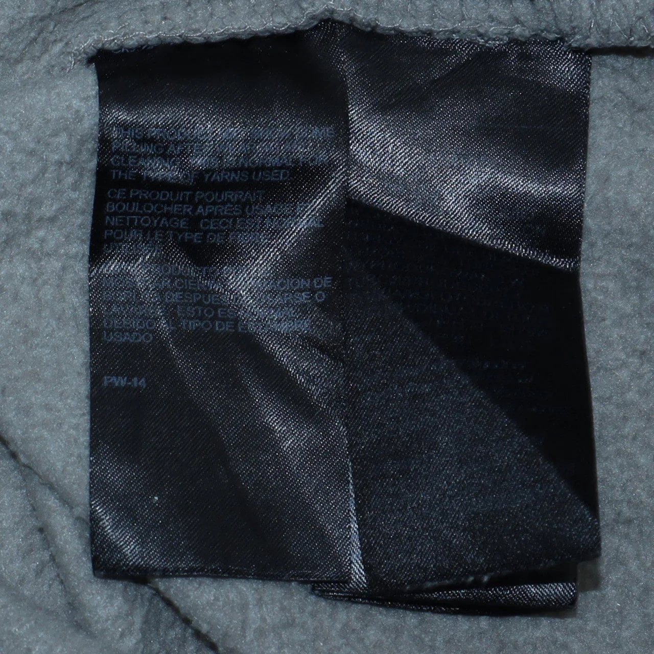 Calvin Klein Jeans Men's Grey Pullover Hoodie Size M Logo Fleece - Image 6