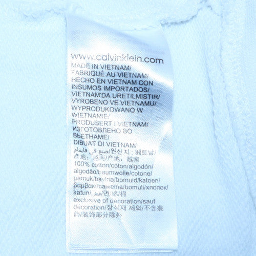 Calvin Klein Jeans Men's White Logo Crew Neck Sweatshirt M - Image 5
