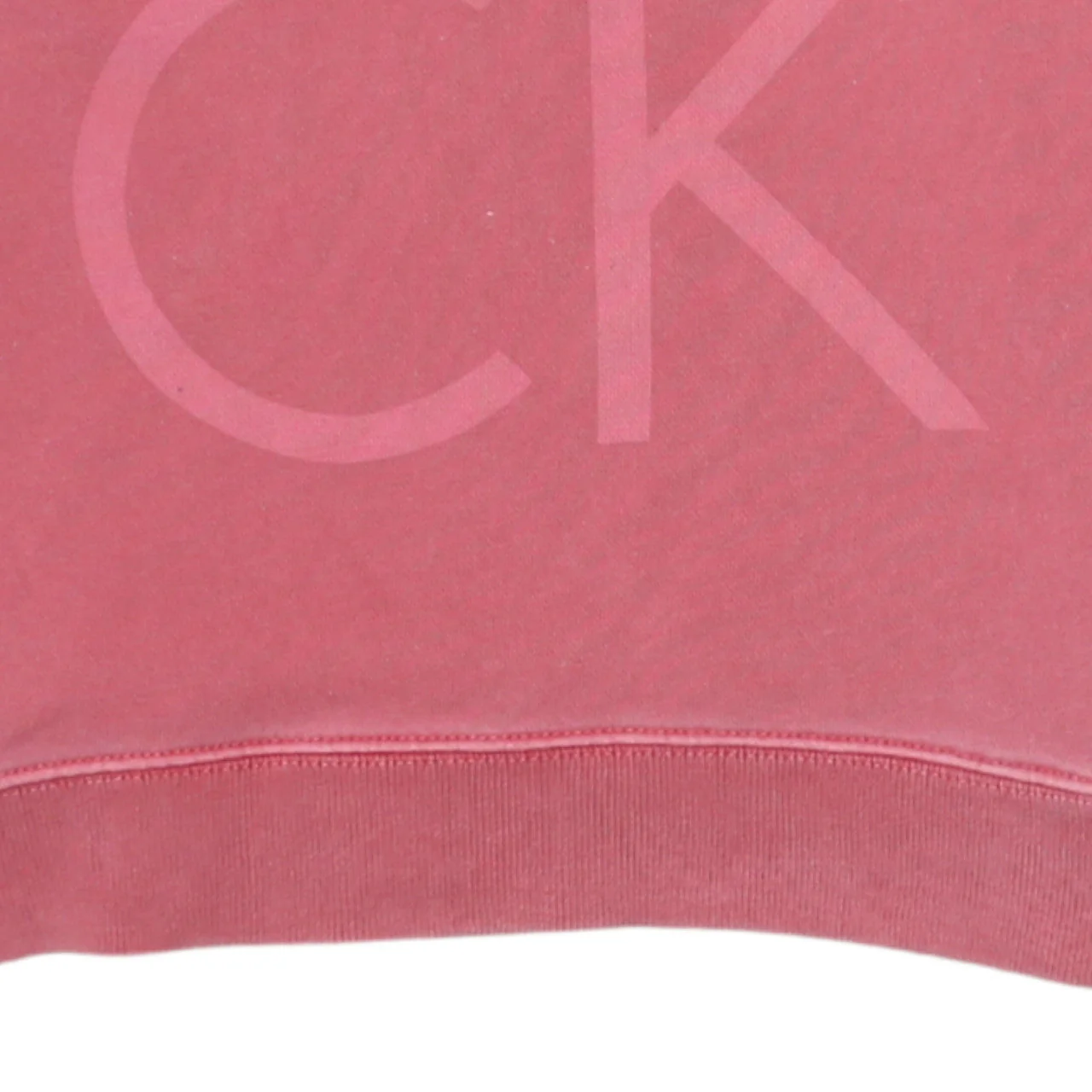 Calvin Klein Jeans Womens Pink Small Pullover Logo Sweatshirt - Image 7
